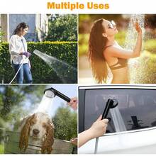 Portable Shower Camping Shower, Outdoor Camp Shower Pump With 5 Gallons Collapsible Bucket, Rechargeable Shower Battery Powered Handheld Shower Head Kit For Camping, Beach Washing, Pet Cleaning - 1 - 查看 5