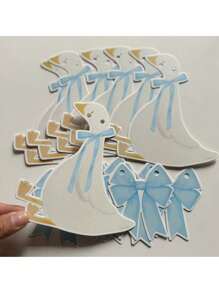 15pcs/Set Silly Goose Birthday Banner And Bow Silly Goose Party Decoration, Farm Animal Baby Shower, Birthday, Party, Gender Revealing Decoration Banner(Blue)