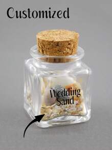 Custome Honeymoon Sand Bottle - Vacation Keepsake - Honeymoon Gift, Honeymoon Keepsake Jar, Honeymoon Keepsake Bottle, Vacation Beach Sand