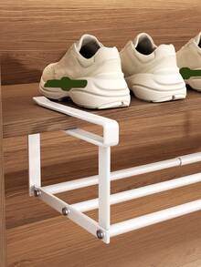 1pc Shoe Rack, Small Shoe Rack, ,Mini Shoe Rack, Shoe Storage, Quick Assembly, No Tools Required, Narrow Shoe Rack, Organiser For Closet Entrance And Hallway, Made In China - Multicolor - View 7