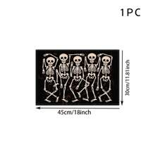 1/4/6件万圣节系列餐垫，主要属于万圣节，节日餐垫，适合派对厨房餐厅装饰，防滑耐热，万圣节快乐餐垫农舍室内厨房餐桌装饰家庭派对，适用于厨房餐桌，室内/室外可洗餐垫可擦拭桌垫。