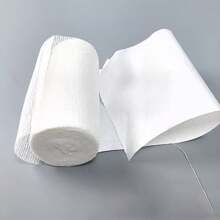 1pc Halloween Mummy Bandage Wrap For Party Photo, Zombie Self Adhesive Gauze Elastic Bandage Wrap For Women Men Cosplay Halloween Decoration Accessories - White - View 4