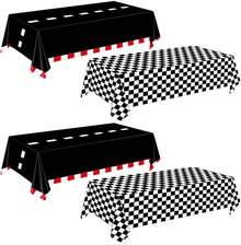 4-Pack Racing Car Tablecloths For Birthday Party Decorations, 54x108 Inch - Sports - View 9