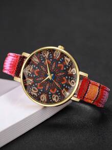 1pc Women's Elegant Fashion Personalized Numeric Dial Quartz Wrist Watch, Elegant (Watch Box Not Included)