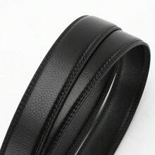 Men's Fashion Business Luxury Vintage Designer Brand Genuine Leather Belt High Quality Women Genuine Leather Dress Strap For Jeans - 黑色 - 查看 8