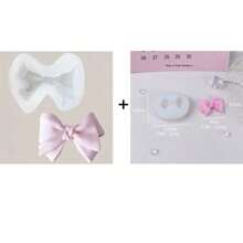 1/2 pièces Moule en silicone en forme de nœud papillon, parfait pour des projets de décoration créative, idéal pour la résine et l'argile polymère, savon, bougies parfumées, gypse, bijoux DIY, décorations, outils d'artisanat fait main, ajoute de l'élégance à la décoration de la maison, flexible et facile à utiliser, fournitures pour la fabrication de cadeaux pour mariage, remise de diplôme, anniversaire, fête, décoration
