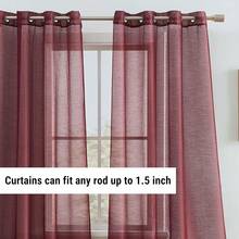 Curtains - Burgundy - View 10