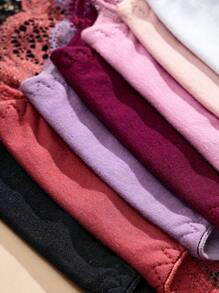 FOVTY 1PC Plus Size Women's Lace Sexy Panties Breathable And Comfortable Yogashort