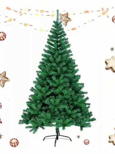 1.20/1.50/1.80/2.10 Metros Árbol de Navidad con 200 O 500 Ramas Frondosas Ideal para Acompañarlo con Esferas Navideñas y Luces, Decoración de Hogar Guirnalda Navideña , Moños, Listón Navideño LED Base Estabilizadora Decoración de Hogar para Fiestas