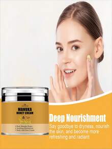 Honey Cream, A Soothing And Moisturizing Cream/Body Butter That Can Be Used For Body And Facial Care, Providing All-Over Hydration.