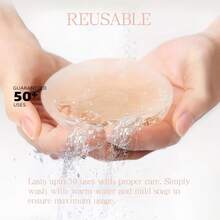 QY Nipple Covers  Nipple Cover With Storage Box UltraThin Reusable Cakes Nipple Cover Two Pairs  8380 - như hình ảnh - Xem 5