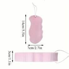 沐浴套装海绵身体去死皮沐浴去角质磨砂海绵沐浴刷身体皮肤清洁沐浴必备超划算 - 粉色 - 查看 7