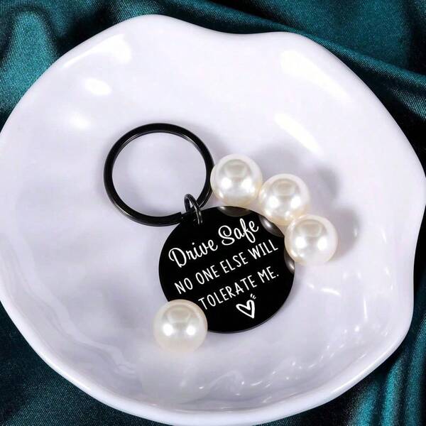 1pc Gifts For Boyfriend From Girlfriend Drive Safe Keychain For Boyfriend Birthday Gifts Husband Valentines Christmas