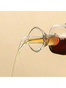 Cirelle 1 sticlă de ulei din sticlă, dozator de sticlă de ulei transparent, cutie de ulei, recipient pentru condimente, ustensile de bucătărie, accesorii de bucătărie, accesoriu de bucătărie, Anul Nou, Ziua Recunoștinței, petrecere de Crăciun, articole esențiale pentru bucătărie Rama, cină în familie, accesorii pentru restaurante de lux, cadou de casă nouă, decor de vară pentru casă