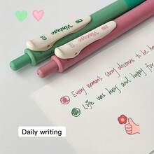 Pack Of 5 Vintage Colorful Gel Pens 0.5mm Classic Colors Writing Pen Painting Marking Pressed Colored Pencil