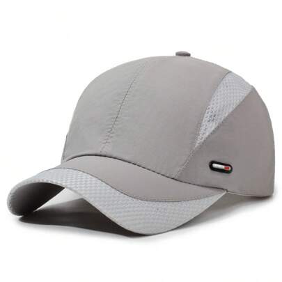 1 pieza Gorra de béisbol de verano para hombre de secado rápido y protector solar para uso casual al aire libre