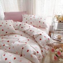 Set de funda nórdica clásica - Ropa de cama de microfibra suave y lavada con diseño atemporal para una encantadora estética de estilo granja