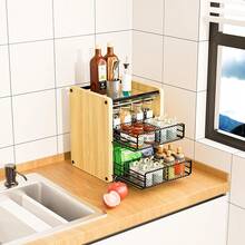 Tea Bag Organizer, Tea Organizer And Storage With Drawers, Tea Box Tea Bags, Wooden Tea Bag Holder Kitchen, Countertop, Office, Tea Station (Natural Wood)2025 - Natural Wood - View 9