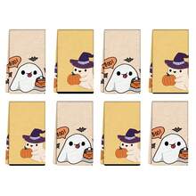 2 件套可爱万圣节毛巾 - 装饰性洗碗布，超强吸水超细纤维，可机洗，节日礼物和清洁用品装饰，适用于节日装饰、烹饪、烘焙、乔迁礼物和清洁，适合厨房、浴室、卫生间