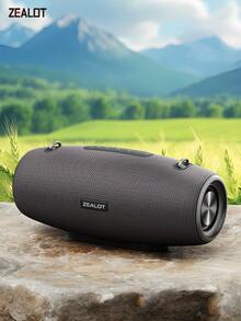 ZEALOT S67 60W Wireless Speaker, Outdoor Portable, Bluetooth Speaker, 14400mAh Long Battery, Up To 8 Hours Of Playback Time, Supports Mobile Phones/Tablets/TVs. Compatible With SD Card/USB/AUX, Serial Pairing Function, Suitable For/Car/Outdoor/Camping/Beach/Party - màu đen - Xem 1
