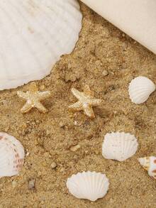 6pcs Retro Metal Ocean Themed Hair Clips For Women - Starfish, Shell, Crab Design Side Bangs And Claw Clips Hair Jaw Clip Hair Clamps Hair Clutch Hair Claw Clip Fall Winter Hair Accessories For Women For Vacation Outfits Woman - Multicolor - View 12