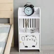 Mesa Auxiliar Multifuncional Estantes,ideal Sala o Recámara - Gato de la suerte - Ver 6