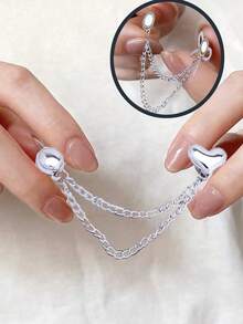 2 件可调节磁性裤夹和袖口夹，可拆卸下摆夹适用于裤子和 T 恤，强力磁性夹扣