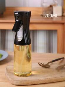 1 件厨房用油分配器瓶 - 二合一橄榄油分配器和油喷雾器 - 200ml/300ml/500ml 橄榄油瓶 - 用于烹饪、餐厅厨房、沙拉、烧烤、喷雾瓶的油喷雾器，户外烧烤必备工具，母亲节礼物 - 黑色 - 查看 14