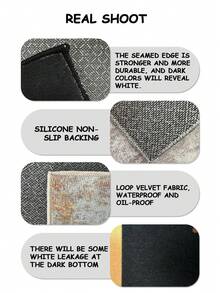 1PC Brown And White Diamond Patchwork Living Room Area Rug Comfortable And Soft Surface 100% Polyester Waterproof And Stain-Resistant Silicone Back For Non-Slip And Non-Shifting Suitable For Living Room Large Size Bedroom Home Decoration Household Items Door Outdoor Rug Mat Multiple Sizes Available Machine Washable And Easy To Care For Pet And Child Friendly Kitchen Rug