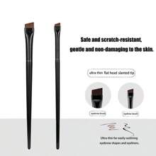 5 件便携式折叠式眉毛剃须刀套装和斜角眼线刷眉刷组合，帮助漂亮女孩轻松打造精致眉形