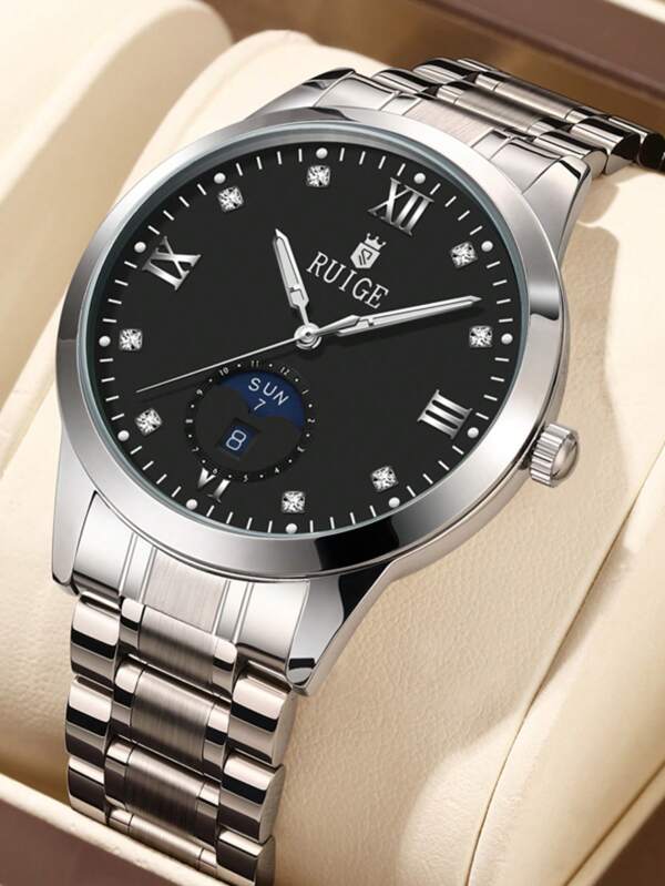 Reloj automático mecánico para hombre, reloj de negocios, reloj de moda