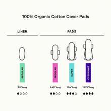 100% Organic Cotton Comfort Cover Regular Pad - 20ct - 1 - 查看 10