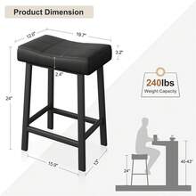 Barstools - Siyah - Görünüm 2
