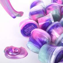 11-28pcs Galaxy Slime,Slime Party Favors,Easter Basket Filler Gifts,Christmas Stocking Stuffers,Classroom Rewards,Roller Skates Goody Bag,Cupcake Rocket,Fidget Toys - Multicolor - View 3