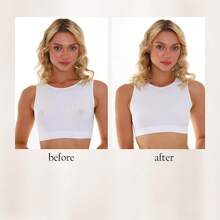 QY Nipple Covers For Women 2 Pairs Sticky Reusable Nipple Pasties Large Silicone Adhesive Nipple Cover No Show 8380 - Caramel - Xem 6