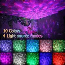 Star Projector, Galaxy Projector For Bedroom, LED Night Light Projector With Bluetooth Speaker, Timer, Remote Control, Gifts For Kids, Adults, Christmas, Birthday - RGB - Xem 3
