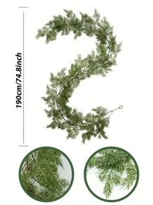 1pc Artificial Hanging Eucalyptus Leaf Vines, Faux Money Plant Vine For Home Decor, Green Buckingham Foliage, Valentine's Day, Gift Gifts Birthday Graduation