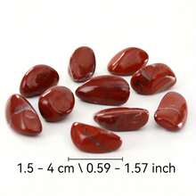 500g/1.1lb Red Jasper Natural Rough Stone, Crystal, Natural Crystal, Red Agate Decor, Mineral Specimen, Science Teaching Gemstone, Bath Stone, Suitable For Tumbling, Cutting Into Cabochons, Fountain Stone - Red - View 2