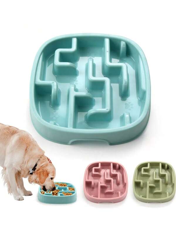 Pet Bowl Slow Food Bowl Slow Food PP Material Cat Food Bowl Dog Food Bowl Dog Food Bowl Pet Supplies