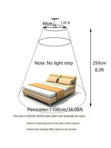 1PC Black Mosquito Net Summer Camping Repellent Tent Insect Curtain Foldable Net Bedroom For Anti-Mosquito