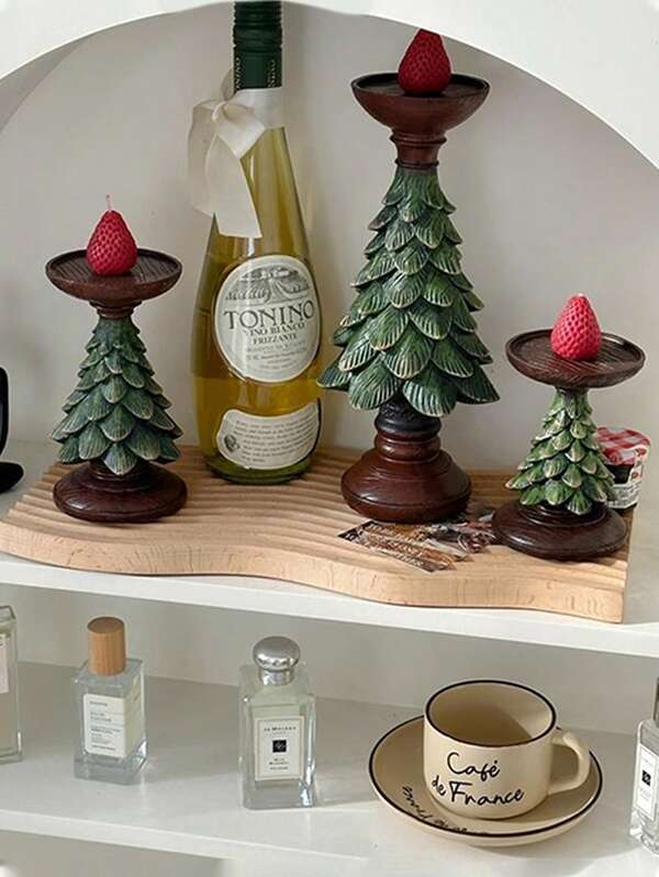 Christmas Tree Candle Holder Decorative Aroma Ornament, The Top Choice For Holiday Decoration, Is The Best Gift For Christmas & Holidays & For Friends. Home Decor Christmas Decorations Room Decor Winter