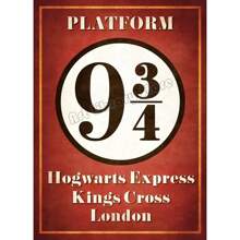 1pc Classic Wizard Movie Illustration Poster Canvas Painting Harries Magic School Wall Art Pictures Kids Room Home Decor Gift Frameless