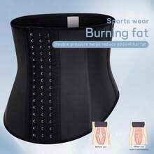 1 件乳胶腰部训练器，哑光橡胶塑身运动腰带，适合日常塑身、腰部训练、收腰、健身配件 - 彩色 - 查看 4