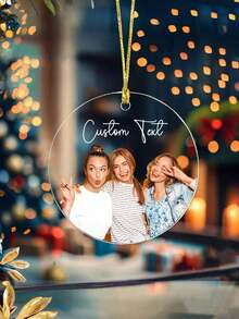 Personalisierter Foto-Weihnachtsbaumschmuck für beste Freunde, Freundschafts-Weihnachtsbaumschmuck, Weihnachtsschmuck für die beste Freundin, Weihnachtsandenken, personalisierter Foto-Weihnachtsbaumschmuck für Freunde, Geschenk für Freunde, Geschenk für sie, Weihnachtsbaumschmuck für die beste Freundin, personalisierter Haustier-Weihnachtsbaumschmuck als Geburtstagsgeschenk, personalisierter Hunde-Weihnachtsbaumschmuck, Geschenke für Tierliebhaber, Erinnerungsgeschenk für Haustiere, Weihnachtsbaumschmuck, Weihnachtsgeschenk, Elegant Living, Artful Living