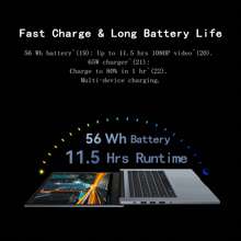 Huawei G540 14-Inch Thin And Light Business Notebook Win11 System 12th Generation I5 High-Performance Processor Hardware-Level Data Encryption Anti-Peep Eye Protection Screen Fingerprint Boot + 18 Hours Battery Life Silver