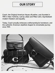 Coach Nolita 19 Shoulder Bag In Signature Canvas Purse for Women Clutch Bag Vintage Underarm Bag Square Satchel Handbag Purse Ladies Travel Elegant Bag with Adjustable Detachable Strap - Sand Taupe1 - 查看 8