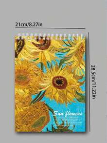 1pc A4 Blank Sketch Book, 60 Pages Random,For School Supplies,Back To School