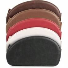 Londo Remote Control Holder With 5 Pockets  Store DVD, BluRay, TV, Roku Or Apple TV Remotes  PU Leather With Suede Lining  Slim, Compact Living Or Bedroom Storage - 淺色+棕色 - 查看 6