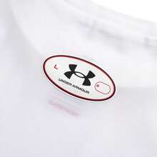 Under Armour HG OG 压缩短袖紧身衬衫，男式训练和跑步 - 白色 - 查看 7