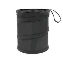 Collapsible Car Trash Can, Hanging Garbage Bag Holder, Portable Trash Bin For Car, Travel, Camping, Car Accessories, Car Interior Accessories - Black - View 8